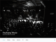 Tablet Screenshot of daykampmusic.com